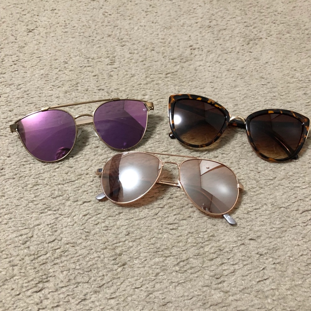 3 pair of sunglasses!